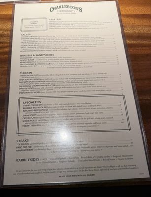 Menu photo 3 Charleston's Oklahoma City, OK Menu photo 3 Charleston's Oklahoma City, OK
