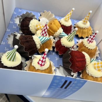 Nothing Bundt Cakes - a box of cupcakes - Bakeries Near Me - Dubuque, Iowa