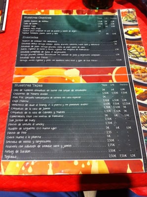 Menu photo 2 Filomena Tapas Seville, SE