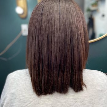 Bella’s Beauty Studio - Silky after a keratin treatment - Hair Salons Near Me - Murfreesboro, Tennessee