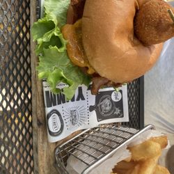 Cochic - Crispy Chicken and Bacon sandwich with t Regular French Fries.