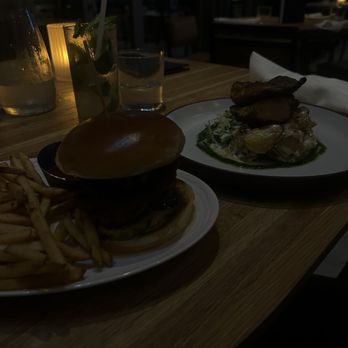 Earls Kitchen + Bar - Nashville crispy chicken sandwich and Cajun blackened chicken - New American Near Me - McLean, Virginia