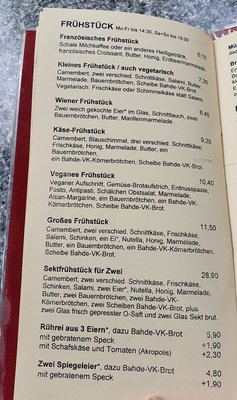 Menu photo 2 Cafe unter den Linden Hamburg, HH