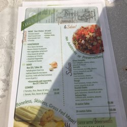 Bivi's Tamales - Menu