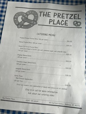 Menu photo 4 The Pretzel Place Bellevue, KY Menu photo 4 The Pretzel Place Bellevue, KY