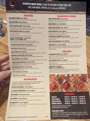 Menu photo 4 Twin Peaks Scottsdale, AZ Menu photo 4 Twin Peaks Scottsdale, AZ
