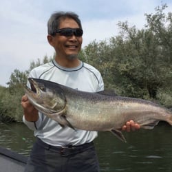 U-Save Gas-Sporting Goods - 20+ pound Chinook salmon on Rogue River