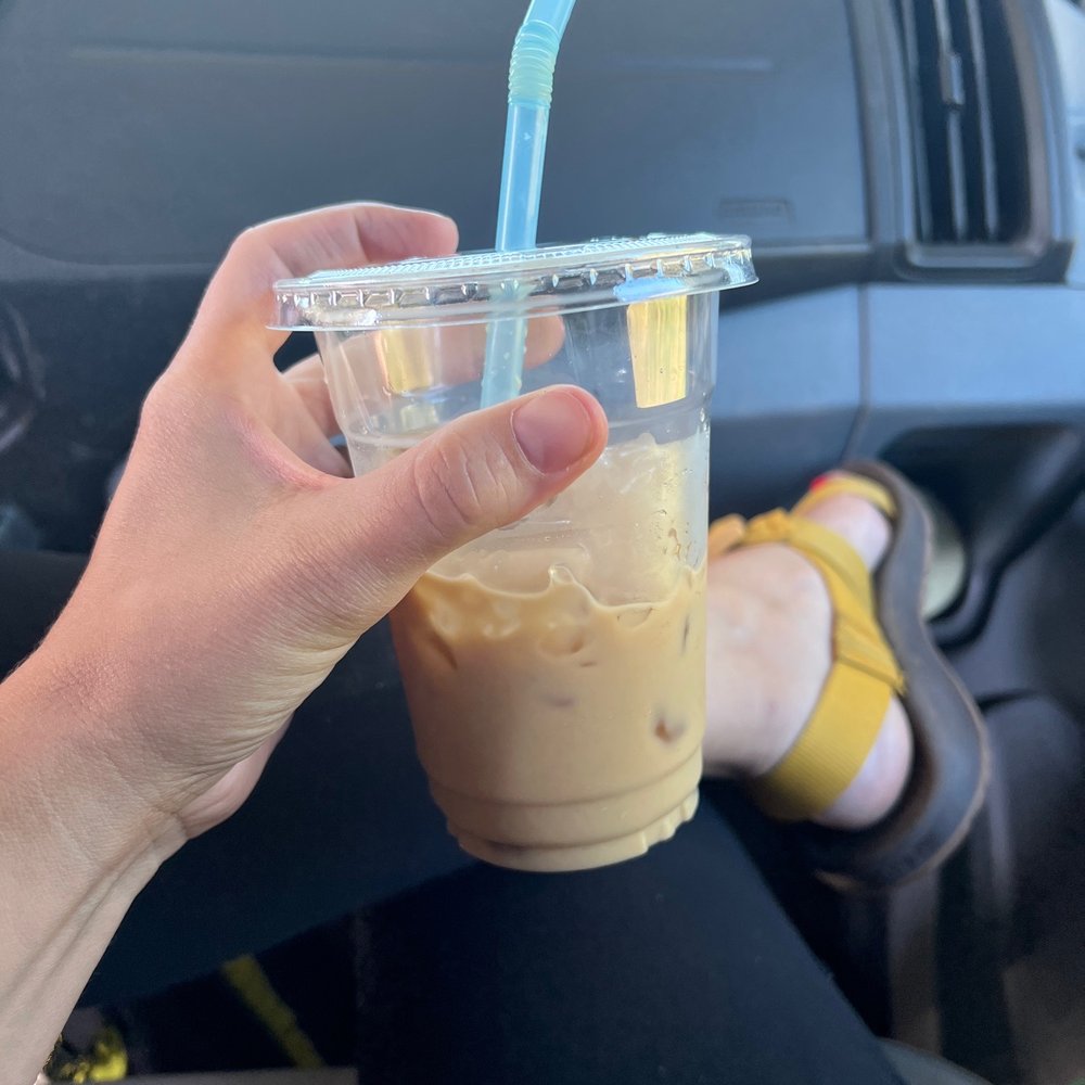 Cosmic Grind Espresso & Eats - Iced Decaf Americano. - Coffee & Tea Near Me - Brookings, Oregon Cosmic Grind Espresso & Eats - Iced Decaf Americano. - Coffee & Tea Near Me - Brookings, Oregon