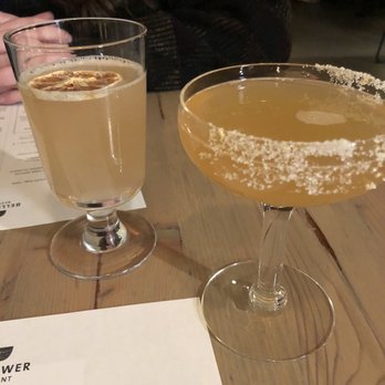 Bellflower - Lavender cocktail/ rum based cocktail (both strong and balanced) - New American Near Me - Ypsilanti, Michigan