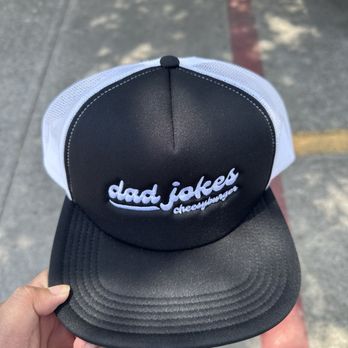 Dad Jokes Cheesyburger - Their hat - Burgers Near Me - Frisco, Texas Dad Jokes Cheesyburger - Their hat - Burgers Near Me - Frisco, Texas