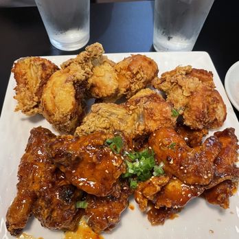 Stone Korean Restaurant - half half chicken - Barbeque Near Me - Bellevue, Washington
