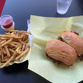 Mouthful Eatery - Carnitas Sandwich Small Shoestring Fries - Sandwiches Near Me - Thousand Oaks, California