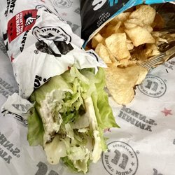 Jimmy John's - Unwich Turkey Beach Club & chips.