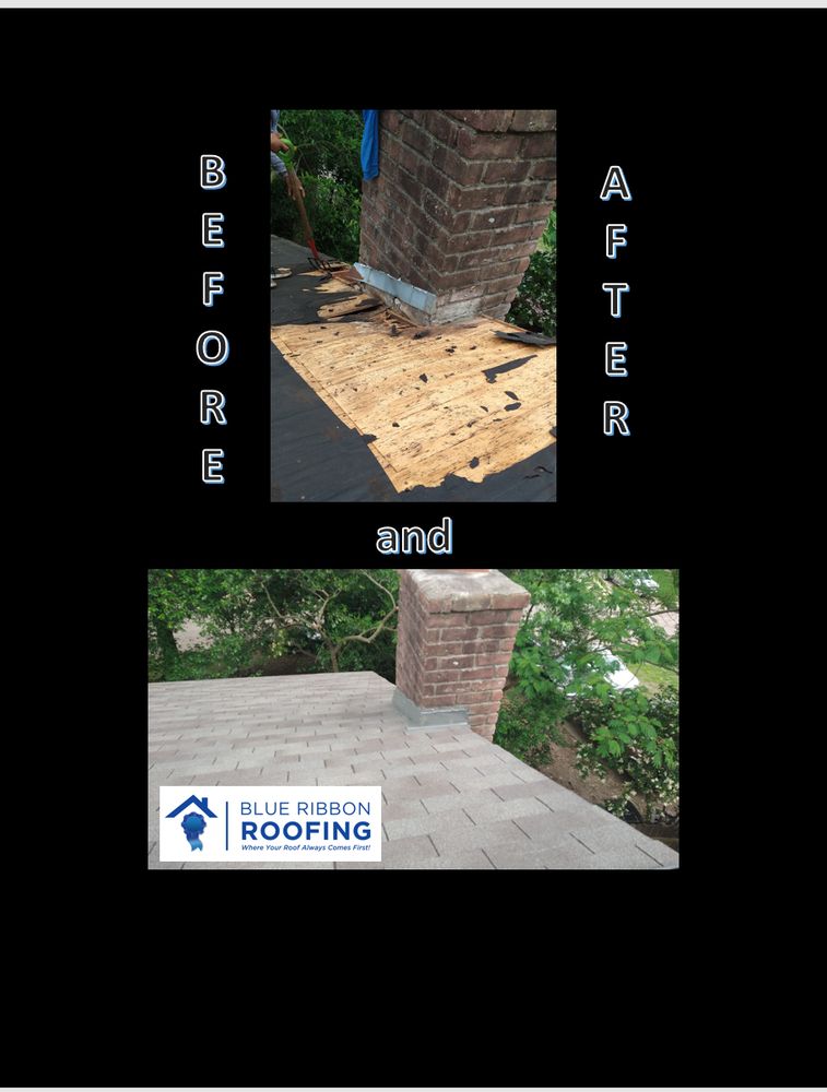 Slide of Blue Ribbon Roofing