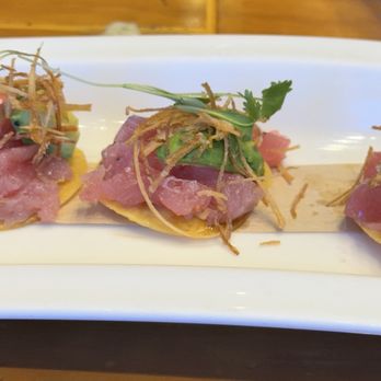 La Fisheria - Tostada de Atun - Seafood Near Me - Houston, Texas La Fisheria - Tostada de Atun - Seafood Near Me - Houston, Texas