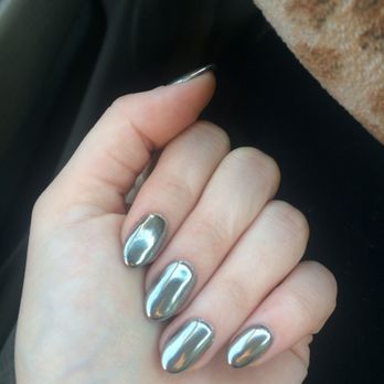 Lynn's Magic Nails - Chrome metallic gel manicure. It looks so cool, I can't stop staring at my nails. - Nail Salons Near Me - La Crescenta, California Lynn's Magic Nails - Chrome metallic gel manicure. It looks so cool, I can't stop staring at my nails. - Nail Salons Near Me - La Crescenta, California