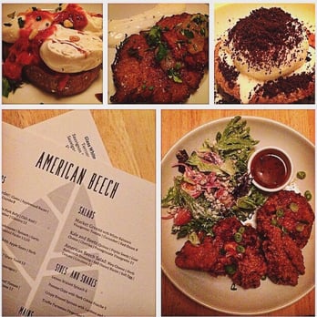 American Beech - Burrata, latkes, mocha cake and fried chicken! - Hotels Near Me - Greenport, New York
