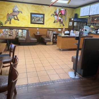 Maria's Cafe Mexican Restaurant - Showing the entrance, door on left, menu on right above counter. - Mexican Near Me - Colton, California Maria's Cafe Mexican Restaurant - Showing the entrance, door on left, menu on right above counter. - Mexican Near Me - Colton, California