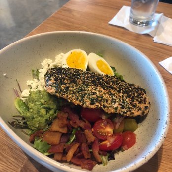 Mahi’ai Table - Furikake Salmon Cobb - Cocktail Bars Near Me - Kapolei, Hawaii Mahi’ai Table - Furikake Salmon Cobb - Cocktail Bars Near Me - Kapolei, Hawaii