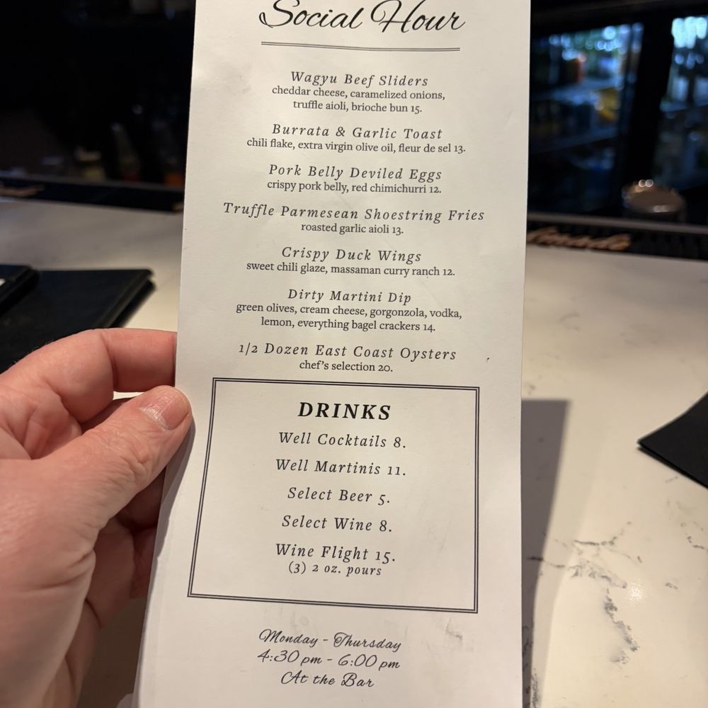 Angelo's 677 Prime - Happy Hour Menu - Steakhouses Near Me - Albany, New York