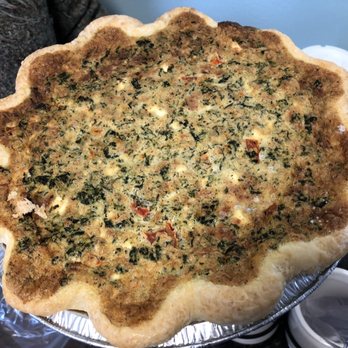 Blue Mountain Bakery - Homemade Spinach Quiche of the day - Bakeries Near Me - Santa Rosa Beach, Florida