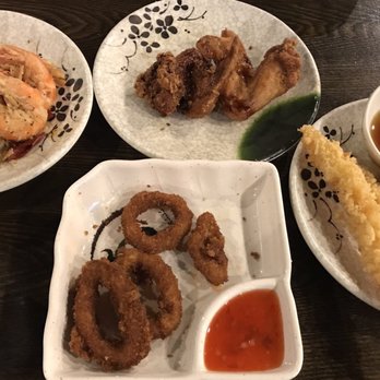 Tokyo Sushi - Calamari, chicken wings, seaweed salad, salt and pepper shrimp, shrimp/veggie tempura. - Sushi Bars Near Me - Maplewood, Minnesota Tokyo Sushi - Calamari, chicken wings, seaweed salad, salt and pepper shrimp, shrimp/veggie tempura. - Sushi Bars Near Me - Maplewood, Minnesota