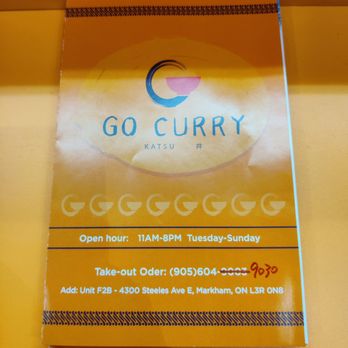 Go Curry - Ad - Poke Near Me - Markham, Ontario Go Curry - Ad - Poke Near Me - Markham, Ontario