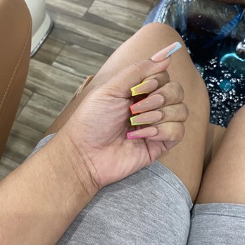 Embellish Nails Studio - Nina did an amazing job on my nails and pedicure. Place is clean and staff was very welcoming. - Nail Salons Near Me - Elk Grove, California