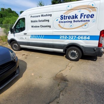 Streak Free Cleaning Solutions - Company Vehicle - Pressure Washers Near Me - Greenville, North Carolina Streak Free Cleaning Solutions - Company Vehicle - Pressure Washers Near Me - Greenville, North Carolina