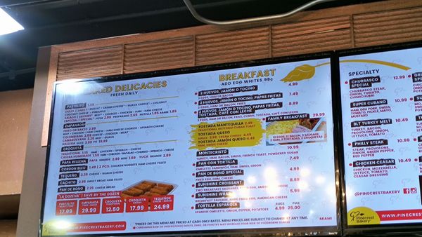 Menu photo 2 Pinecrest Bakery Miami, FL Menu photo 2 Pinecrest Bakery Miami, FL