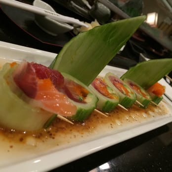 Wasabi Bistro - Sakura roll (tuna, salmon, yellowtail with avocado) - Japanese Near Me - Livermore, California Wasabi Bistro - Sakura roll (tuna, salmon, yellowtail with avocado) - Japanese Near Me - Livermore, California