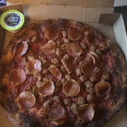 No cheese un cut burnt pizza No cheese un cut burnt pizza