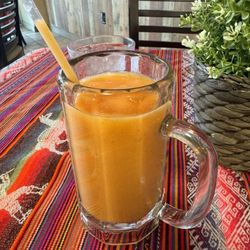 Miskycha - Delicious Mango Orange Strawberry Smoothie