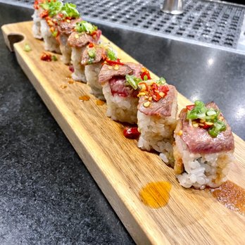 KA Sushi - Wagyu Slim Roll - Japanese Near Me - Houston, Texas KA Sushi - Wagyu Slim Roll - Japanese Near Me - Houston, Texas
