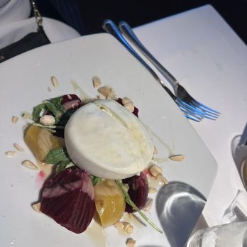 Eddie V's Prime Seafood - Burrata and Beet Salad - Seafood Near Me - El Segundo, California Eddie V's Prime Seafood - Burrata and Beet Salad - Seafood Near Me - El Segundo, California