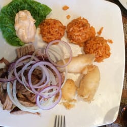 Plaka - Calamari mit Gyros