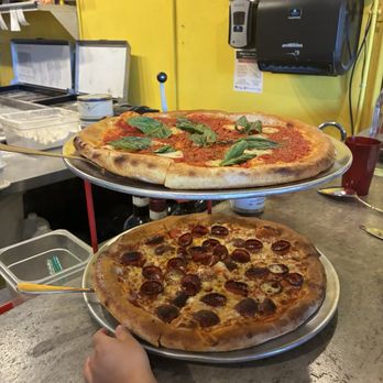 Il Focolare - Margarita and Pepperoni Pizza - Pizza Near Me - Columbia, South Carolina Il Focolare - Margarita and Pepperoni Pizza - Pizza Near Me - Columbia, South Carolina