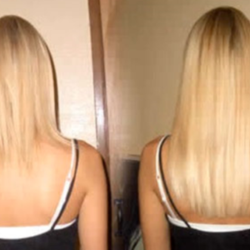 Silky Beauty Supply - Custom-made clip (ready about 30 minutes), tape, fusion (i tip / u tip), Brazilian natural human hair, Remy, halo, more...