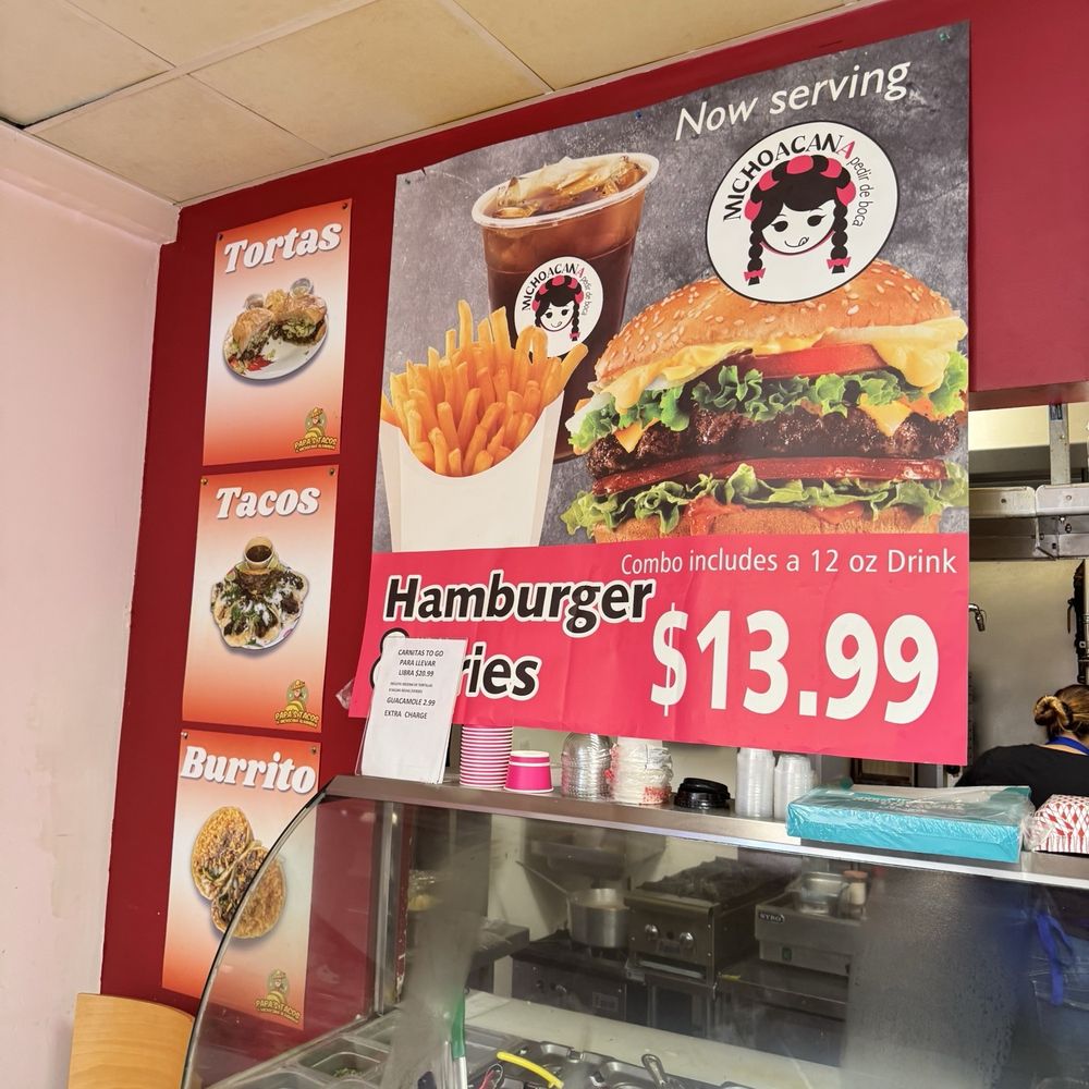 Michoacana Alhambra - Burger combo - Ice Cream & Frozen Yogurt Near Me - Alhambra, California