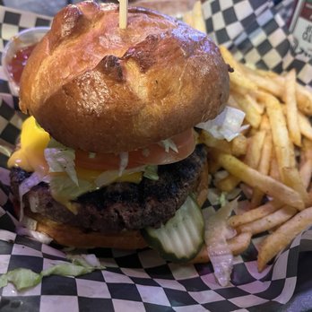Time Out Ale House - Cheeseburger with fries - New American Near Me - Federal Way, Washington Time Out Ale House - Cheeseburger with fries - New American Near Me - Federal Way, Washington