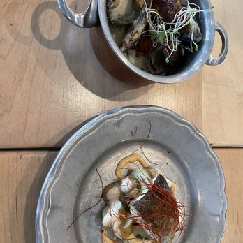 AMBAR Restaurant, Clarendon - Drunken Mussels & Seabass - Modern European Near Me - Arlington, Virginia