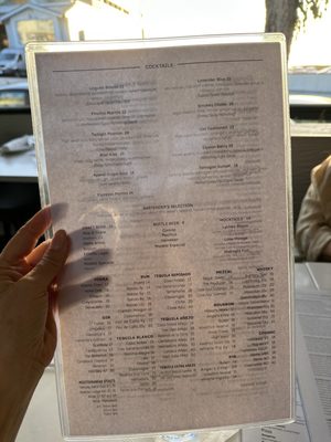 Menu photo 3 Pinafini Laguna Beach, CA