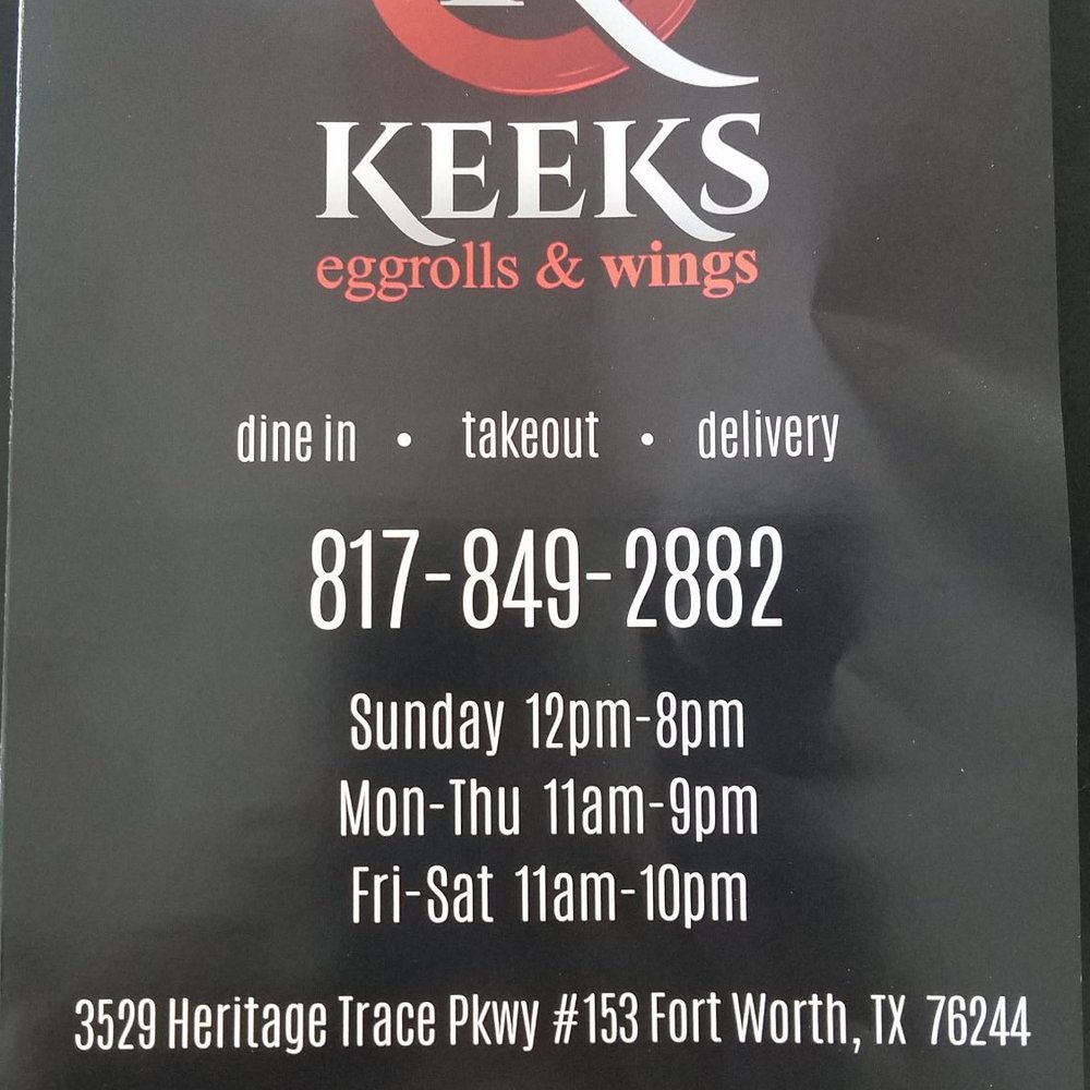 KEEKS Eggrolls & Wings - Asian Fusion Near Me - Keller, Texas KEEKS Eggrolls & Wings - Asian Fusion Near Me - Keller, Texas