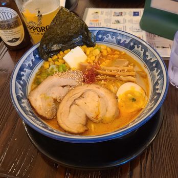 Hinodeya Ramen Bar - Spicy miso butter corn ramen - Ramen Near Me - Campbell, California