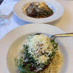 Abbiocco - Chicken saltimboca and sausage pappardelle.