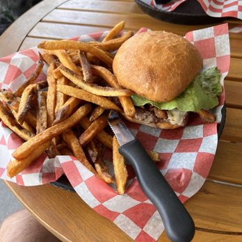 Fat Paulies Wicked Awesome Eatery - Smash bacon burger and fries - Soup Near Me - Ormond Beach, Florida
