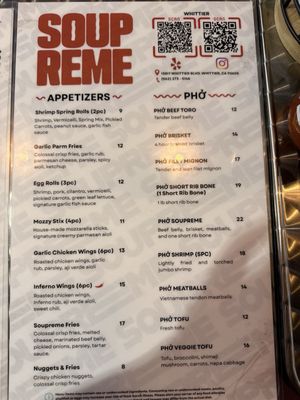 Menu photo 6 Soupreme Noodle Whittier, CA
