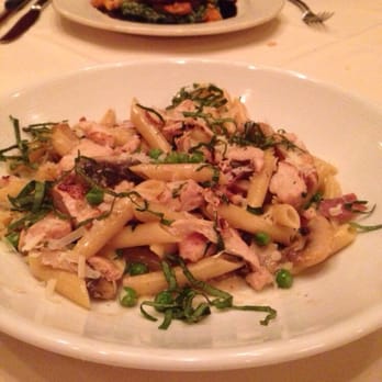 Christopher's World Grille - Penne pasta with chicken and peas - Seafood Near Me - Bryan, Texas Christopher's World Grille - Penne pasta with chicken and peas - Seafood Near Me - Bryan, Texas