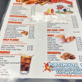 The Doghouse - Menu - Hot Dogs Near Me - Portsmouth, Virginia The Doghouse - Menu - Hot Dogs Near Me - Portsmouth, Virginia