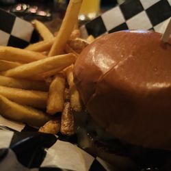 Twisted Rail Brewin company - Greedy w the fries much? The chicken Cesar salad was ok at best